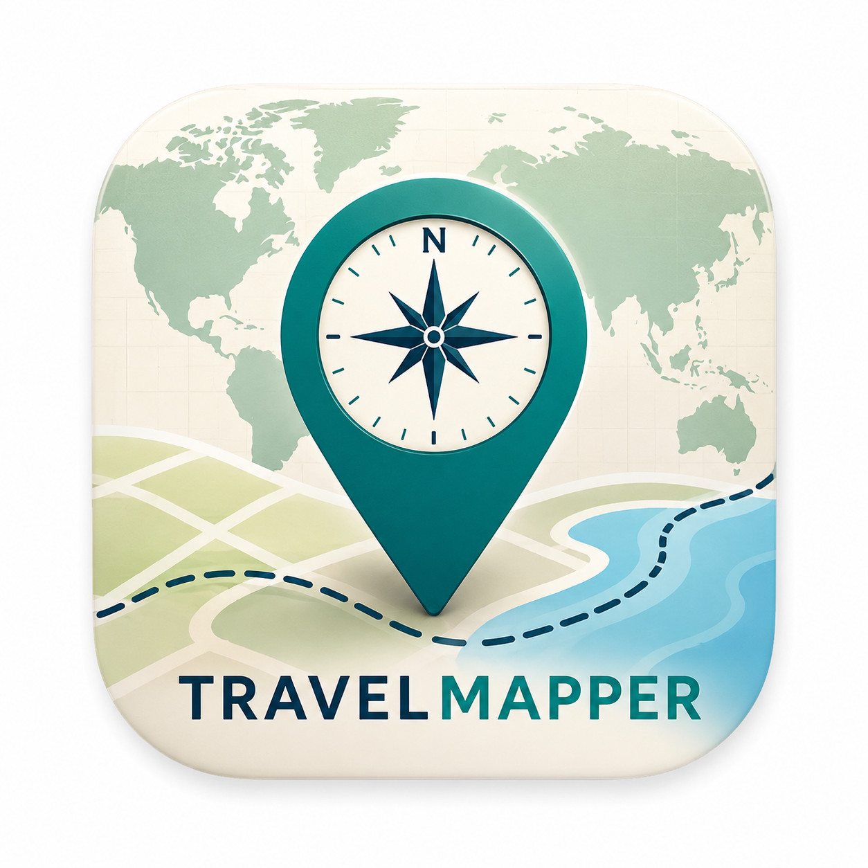TravelMapper app icon